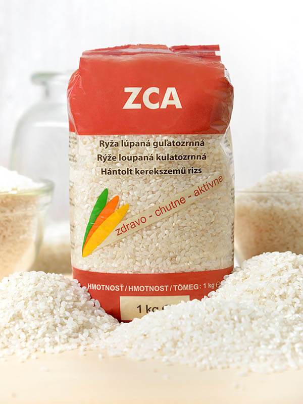 ZCA round-grain husked rice 1kg